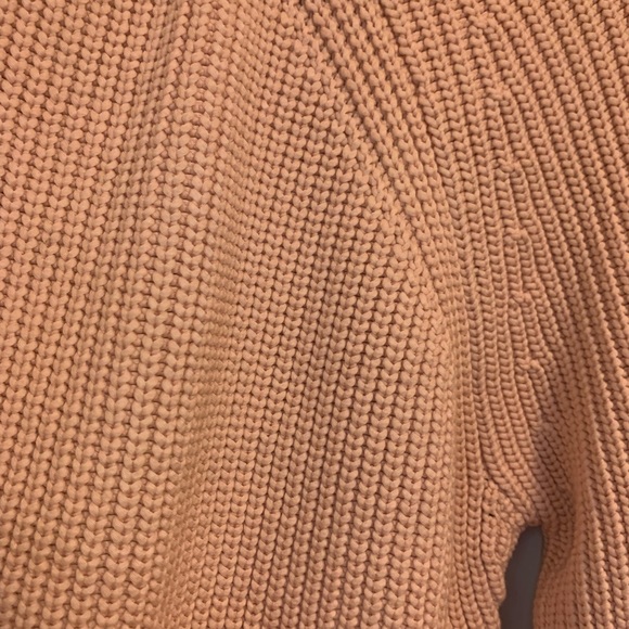 ACNE STUDIOS Katan Heavy Rib Knit Pale Dusty Pink Size Large - Picture 10 of 16
